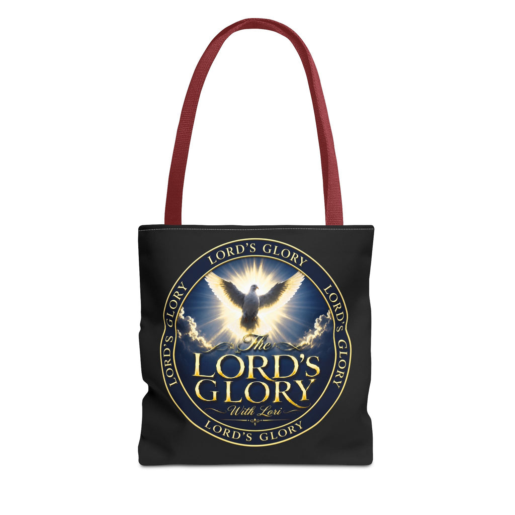 Tote Bag — "The Lord's Glory with Lori" Christian Dove Tote (Faith-Inspired Church Bag)
