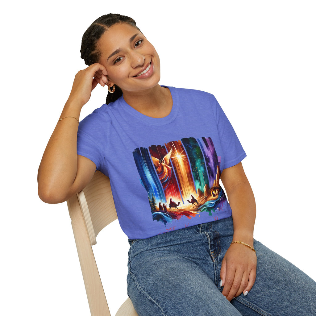 Vibrant Fantasy T-Shirt, Colorful Graphic Tee, Unisex Art Shirt, Great Gift for Fans, Unique Casual Wear, The King is Born Shirt