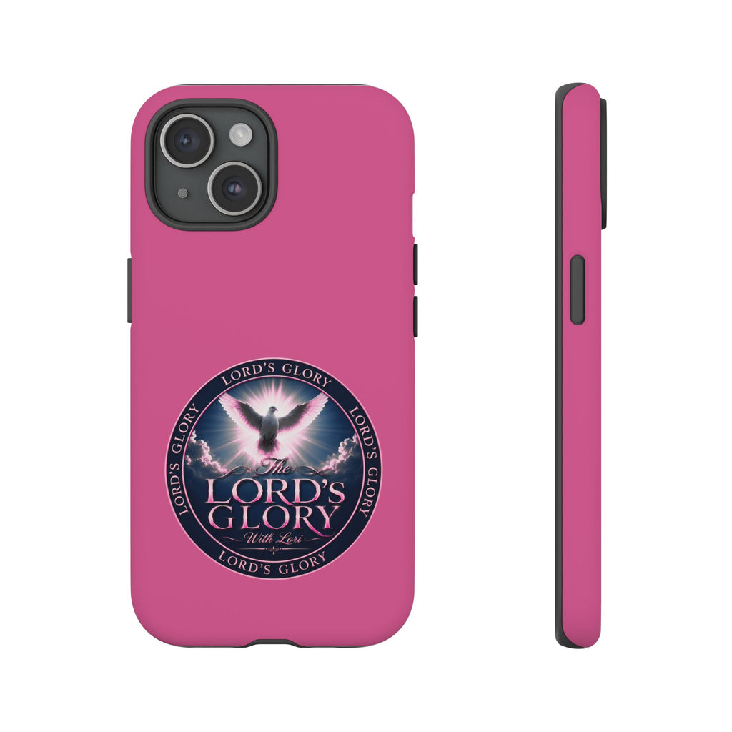 Christian Phone Case – "Lord's Glory with Lori" Dove Design Tough Case (Protective Phone Cover)
