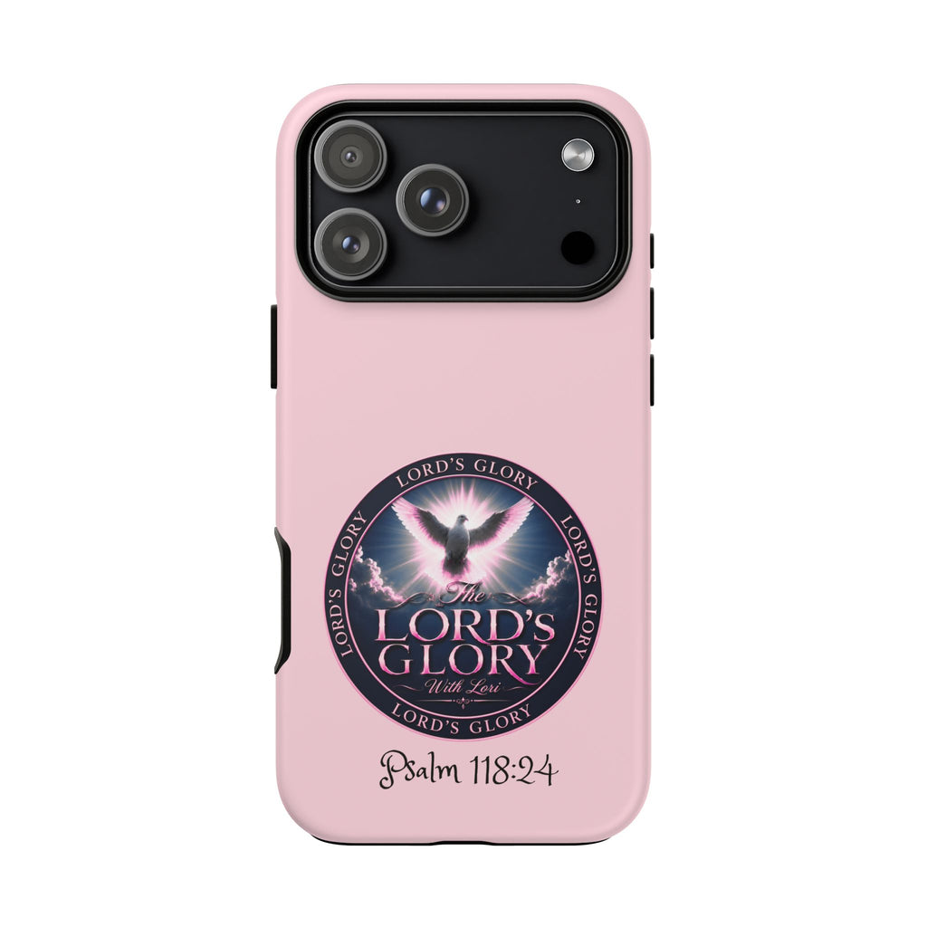Christian Phone Case – "Lord's Glory with Lori" Dove Design Tough Case (Protective Phone Cover)