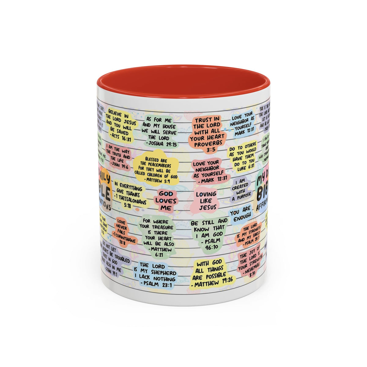 My Daily Bible Affirmations Coffee Mug 15oz/11oz
