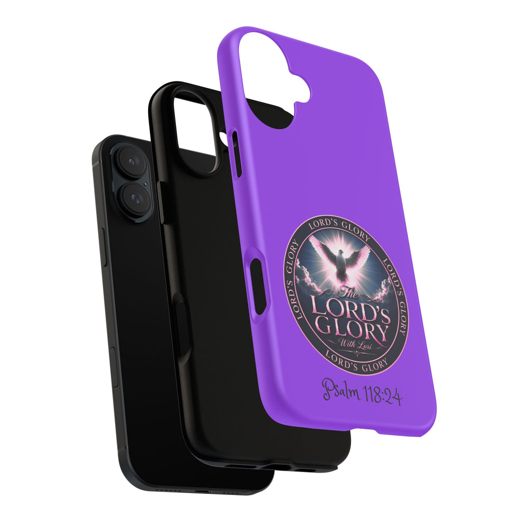 Christian Phone Case – "Lord's Glory with Lori" Dove Design Tough Case (Protective Phone Cover)