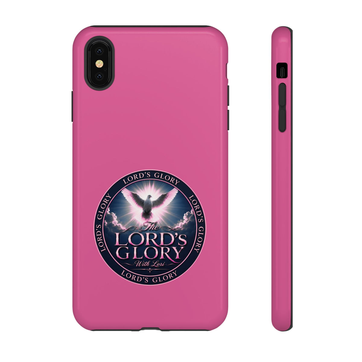 Christian Phone Case – "Lord's Glory with Lori" Dove Design Tough Case (Protective Phone Cover)