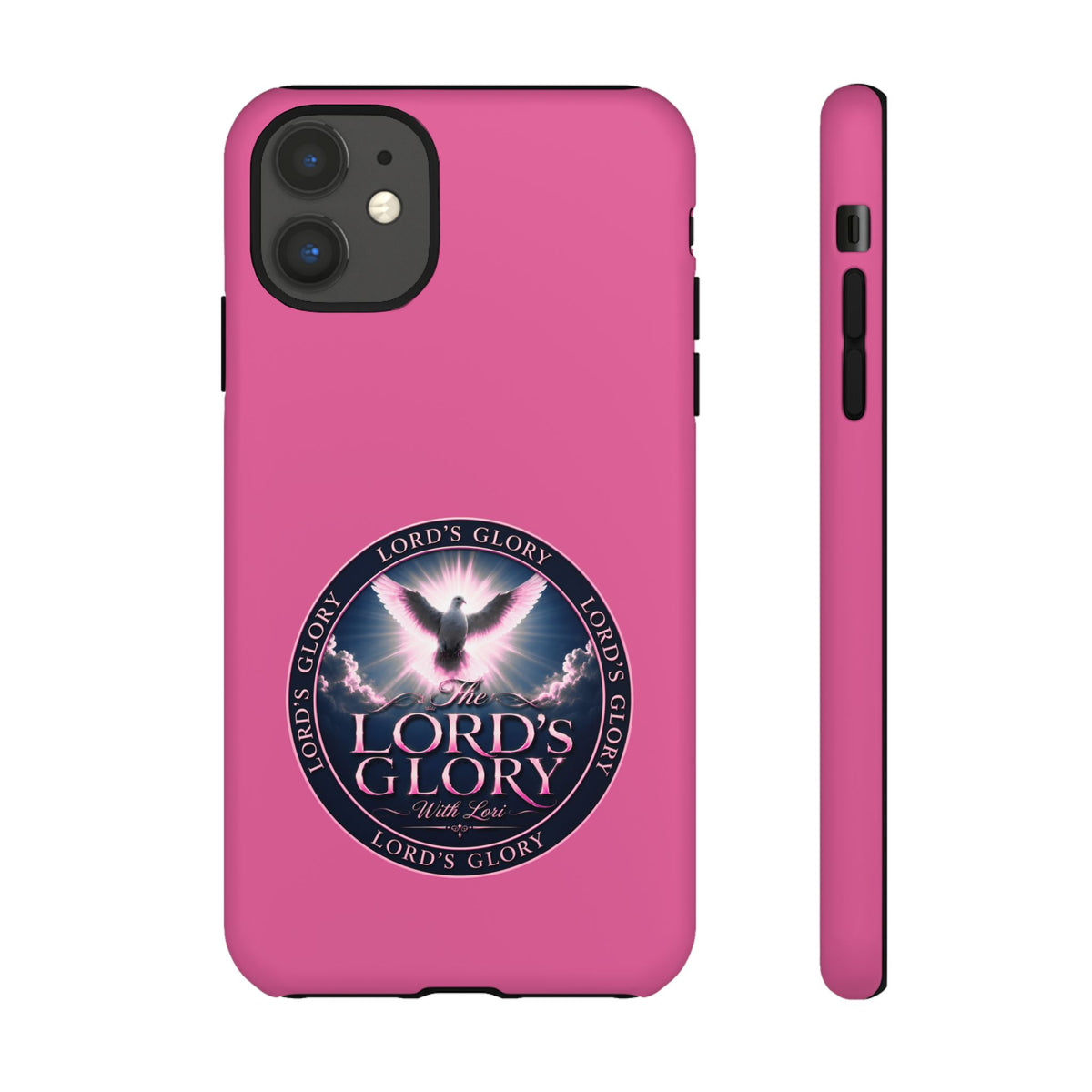 Christian Phone Case – "Lord's Glory with Lori" Dove Design Tough Case (Protective Phone Cover)