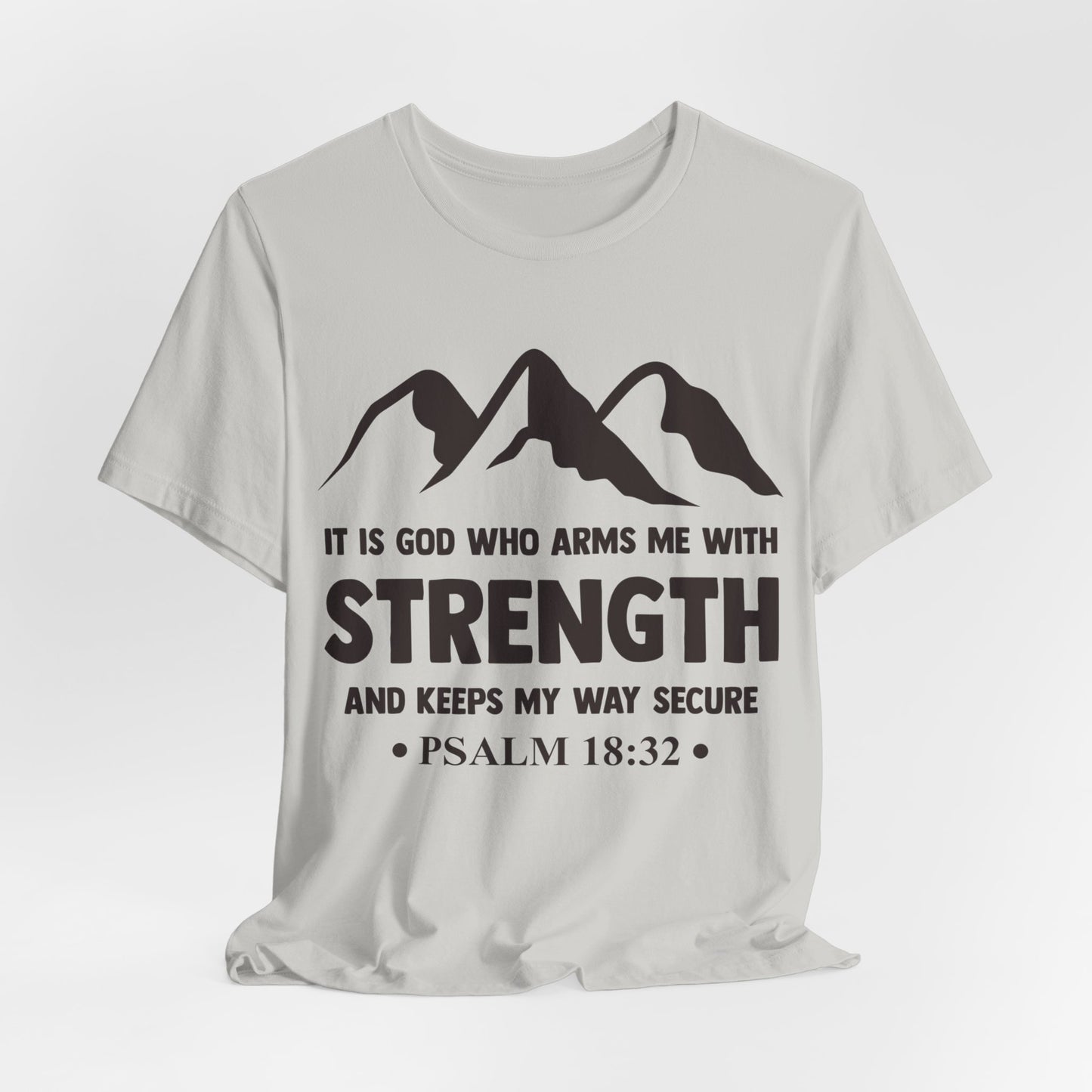 Strength in GOD - Unisex Jersey Short Sleeve Tee