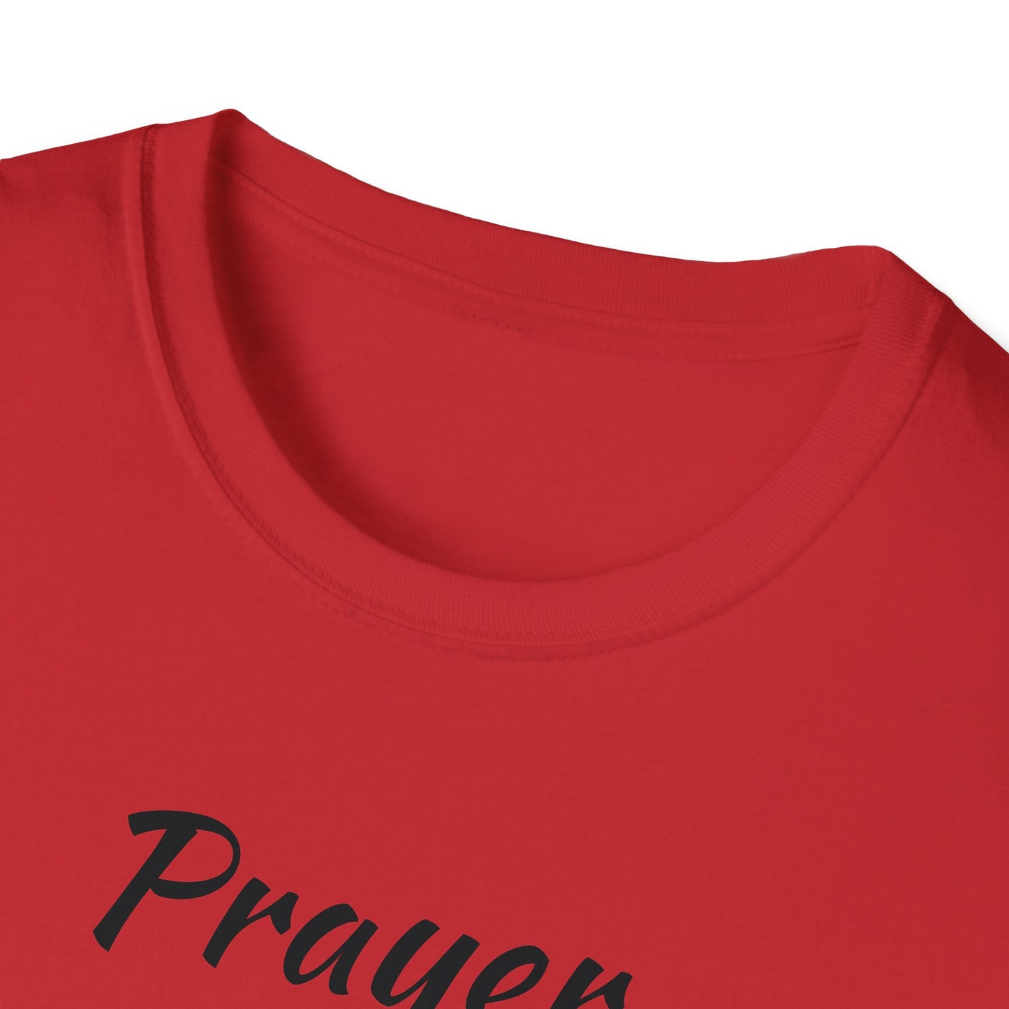 Prayer - when life gets to hard to stand - Kneel - Unisex Softstyle T-Shirt