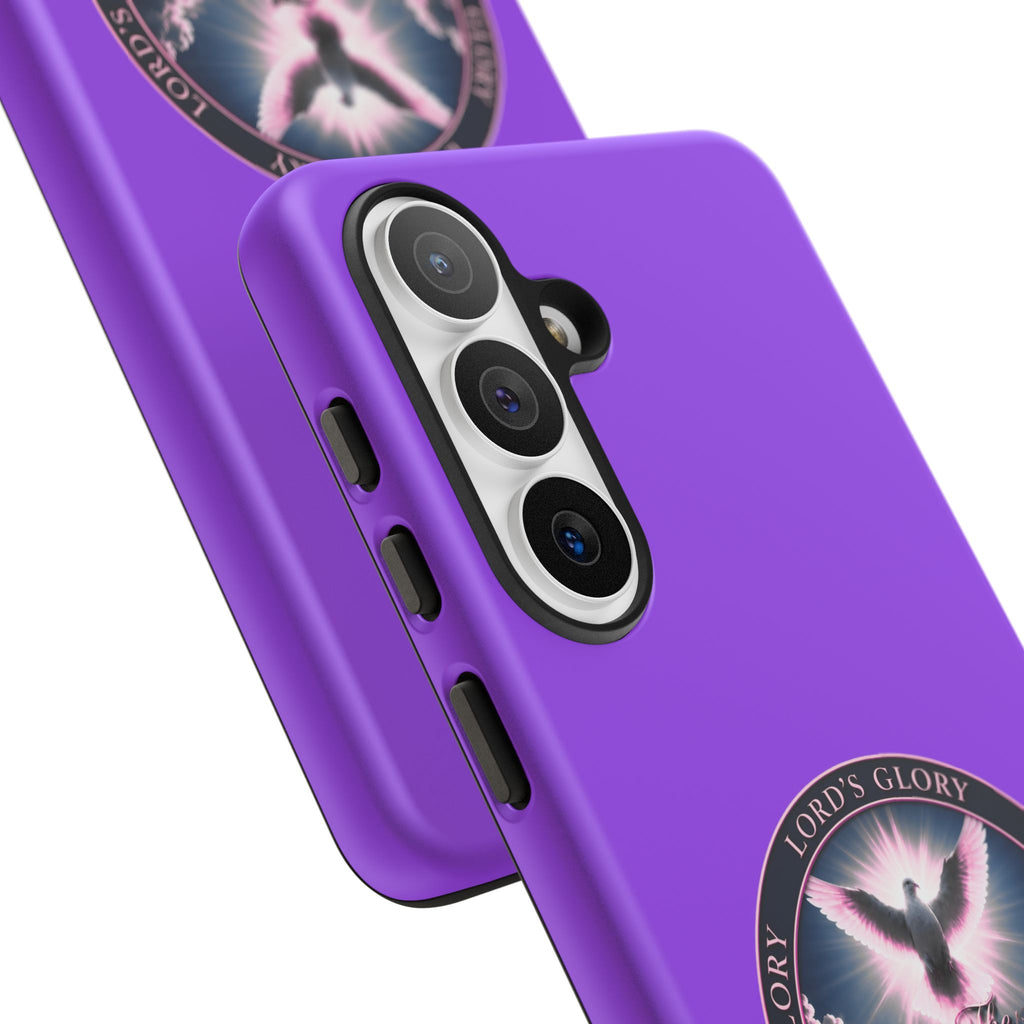 Christian Phone Case – "Lord's Glory with Lori" Dove Design Tough Case (Protective Phone Cover)