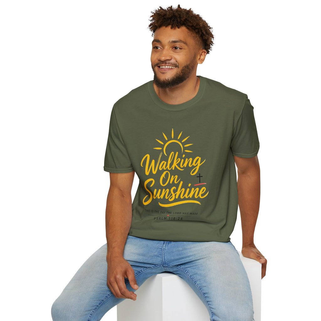 Walking on Sunshine Psalms 118:24 Softstyle T-Shirt