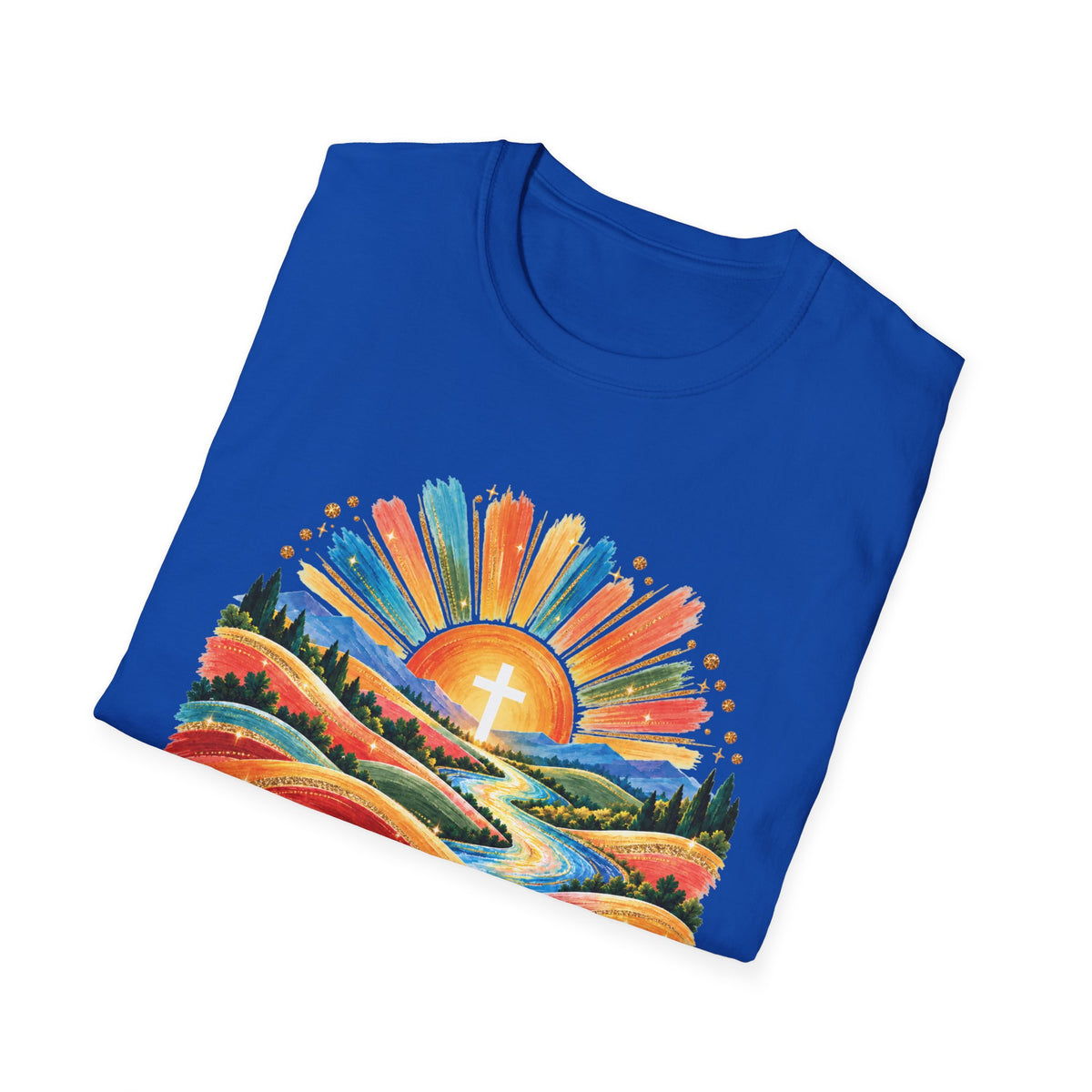 Walking On Sunshine with Lords Glory - with Lori Faith and Hope Christian Sunrise T-Shirt