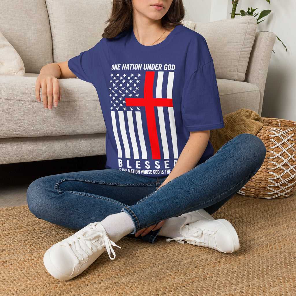 One Nation Under GOD - Mens Womans Softstyle T-Shirt