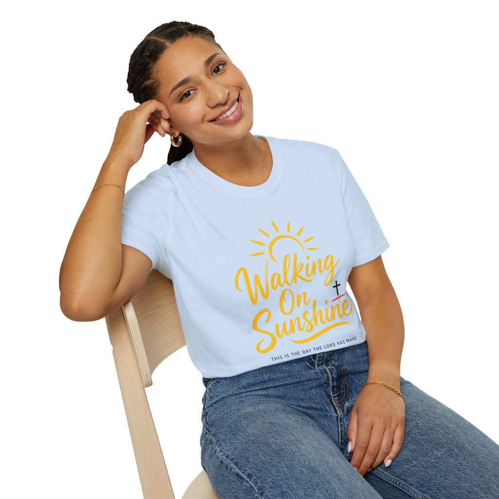 Walking on Sunshine Psalms 118:24 Softstyle T-Shirt
