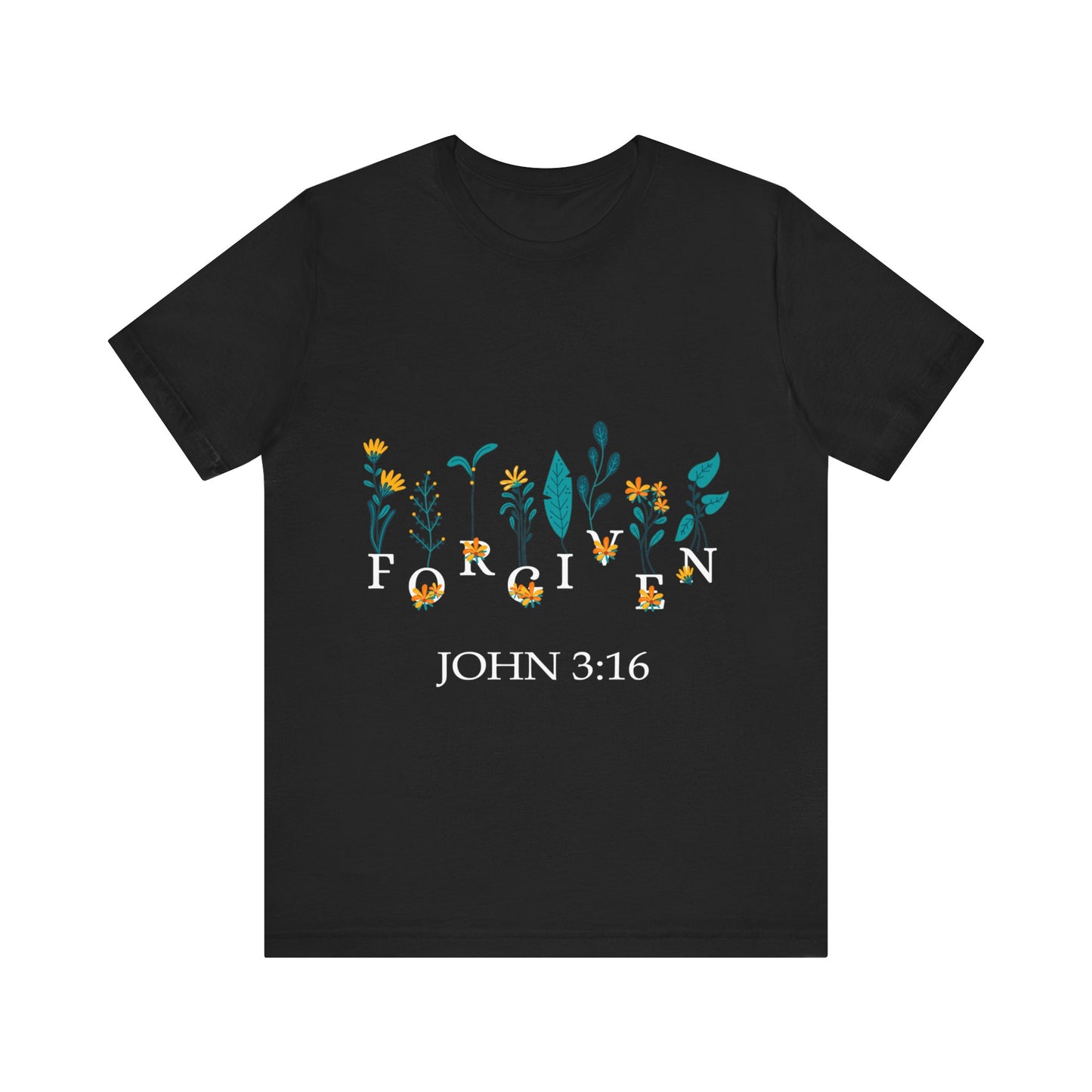 FORGIVEN JOHN 3:16 - Unisex Jersey Short Sleeve Tee