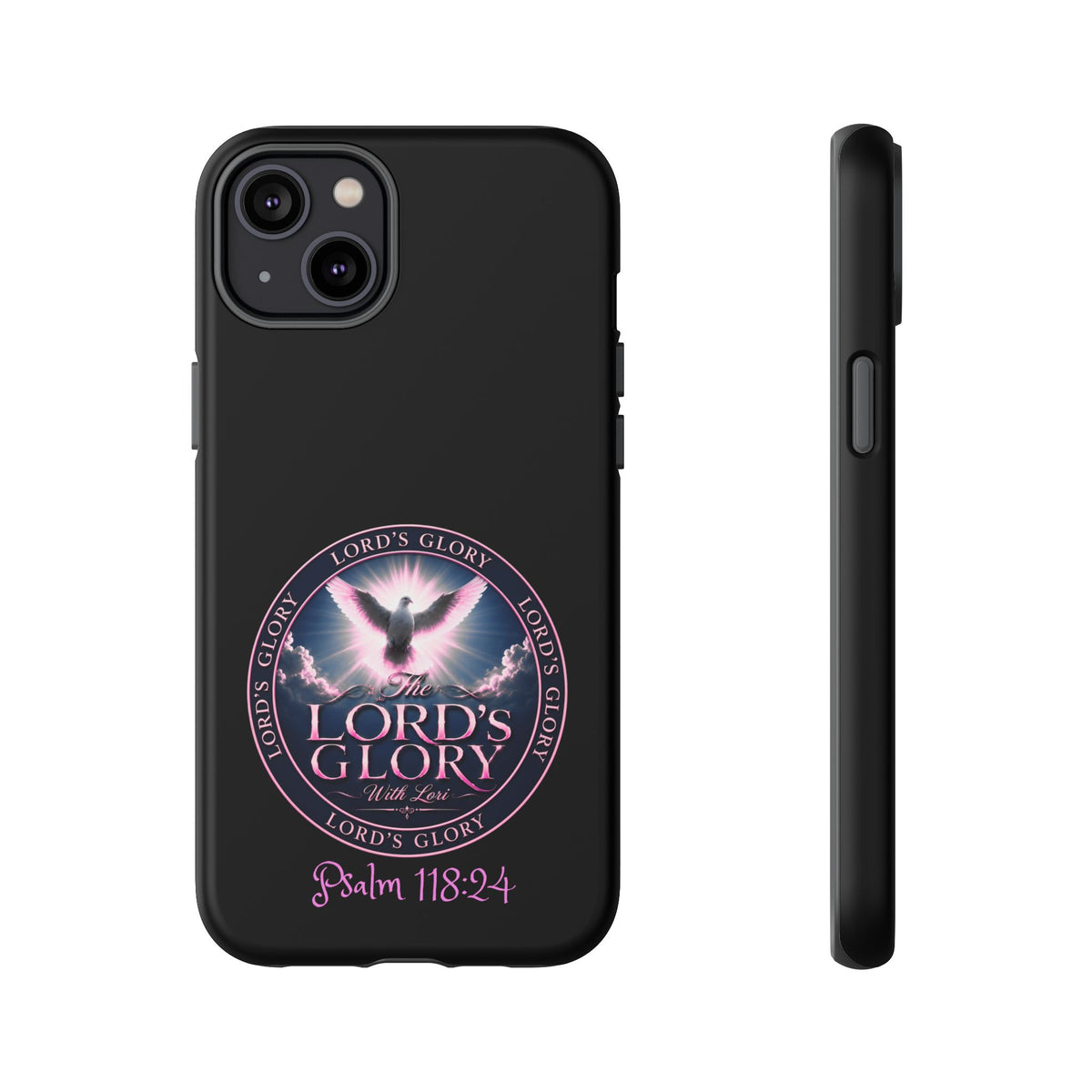 Christian Phone Case – "Lord's Glory with Lori" Dove Design Tough Case (Protective Phone Cover)