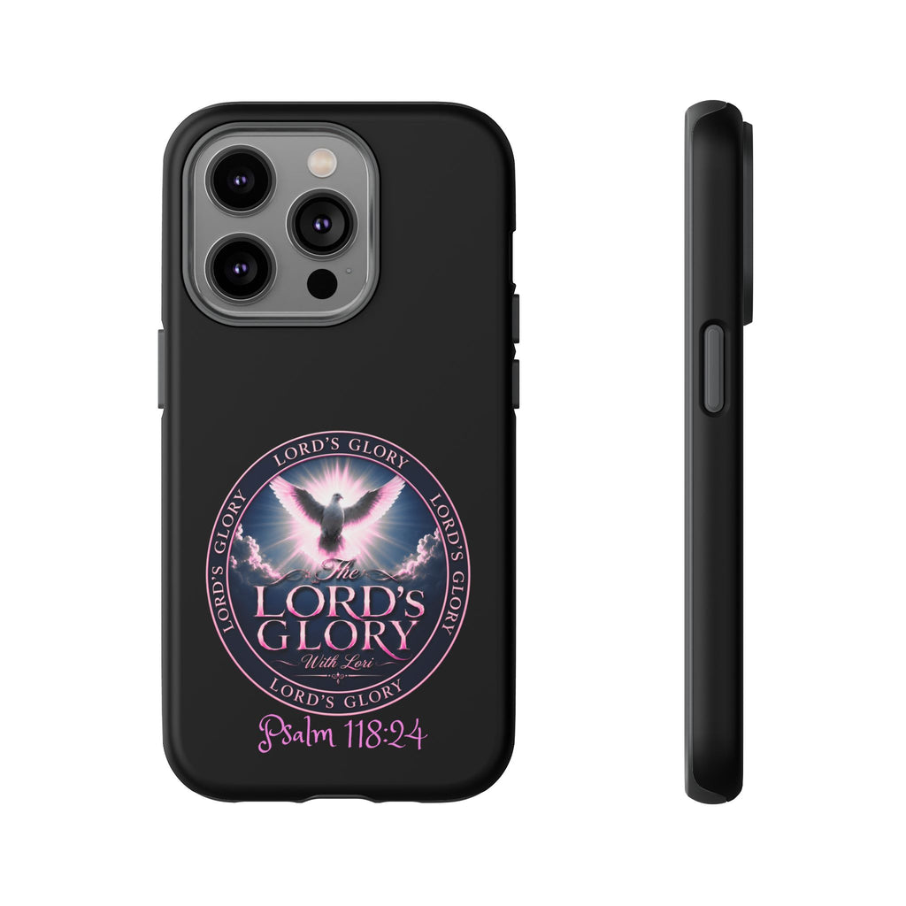 Christian Phone Case – "Lord's Glory with Lori" Dove Design Tough Case (Protective Phone Cover)