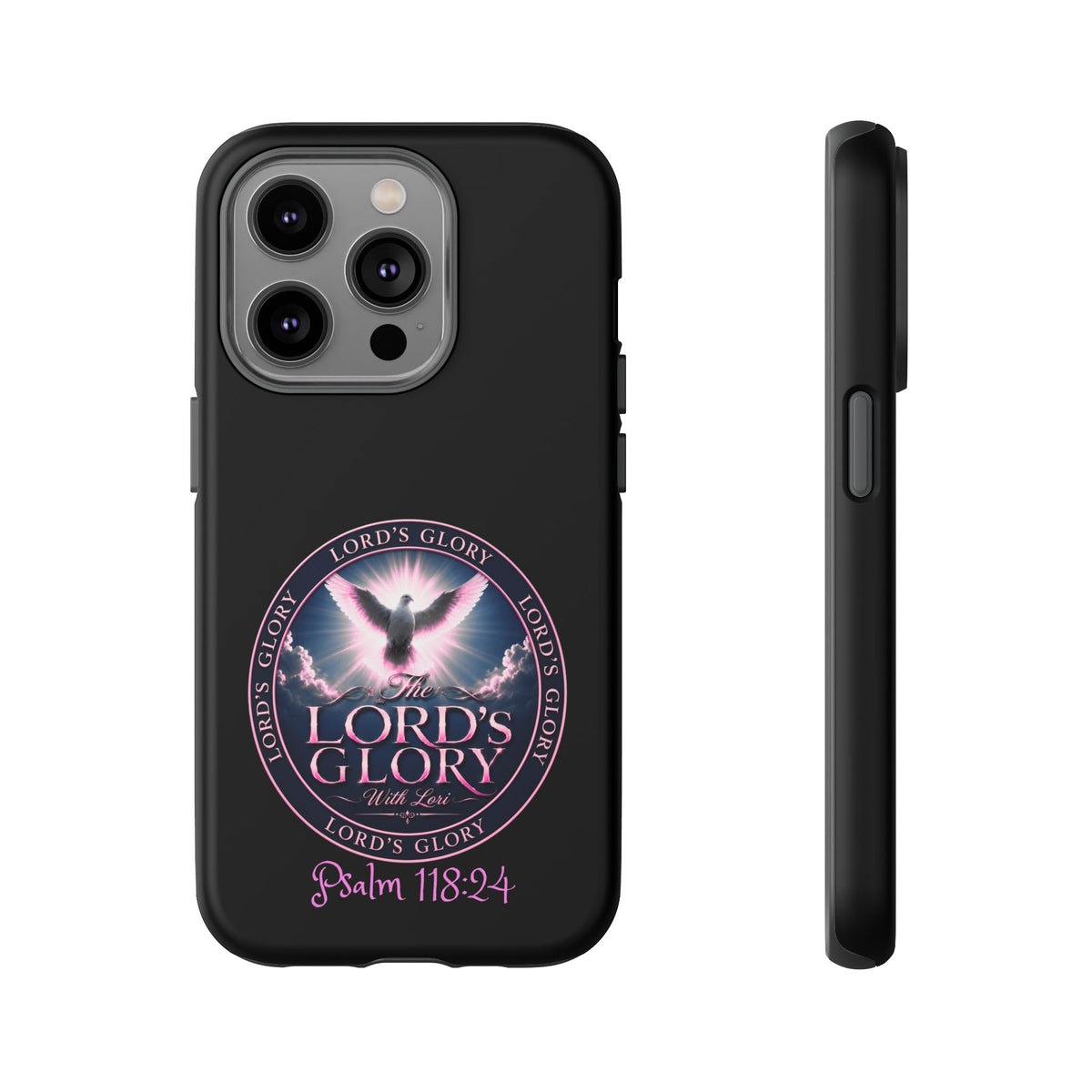Christian Phone Case – "Lord's Glory with Lori" Dove Design Tough Case (Protective Phone Cover)