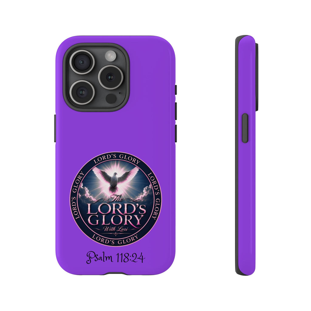 Christian Phone Case – "Lord's Glory with Lori" Dove Design Tough Case (Protective Phone Cover)