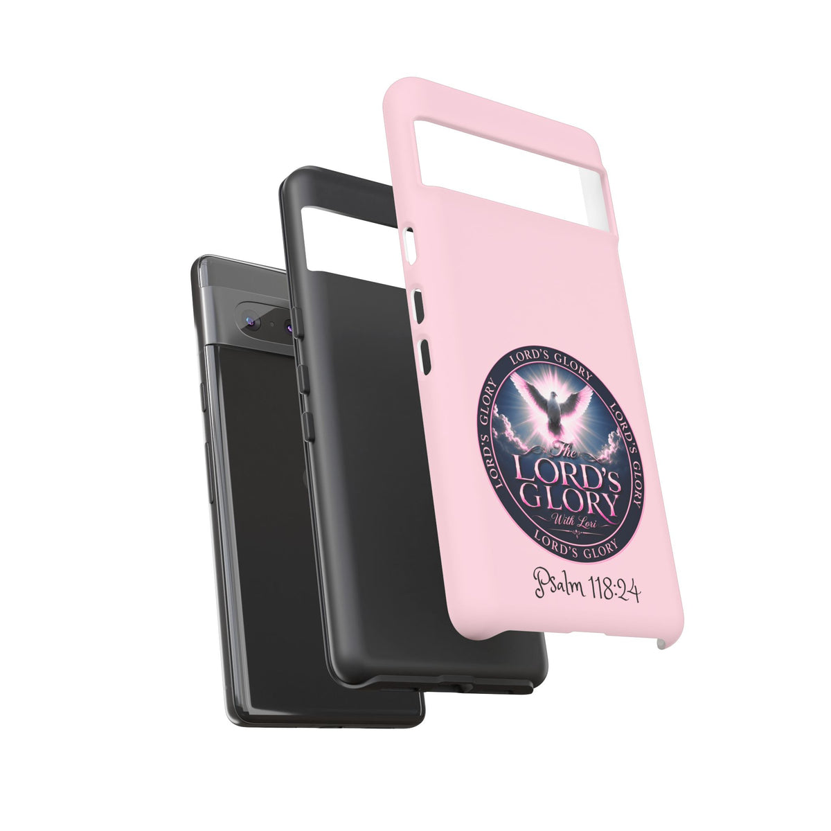 Christian Phone Case – "Lord's Glory with Lori" Dove Design Tough Case (Protective Phone Cover)