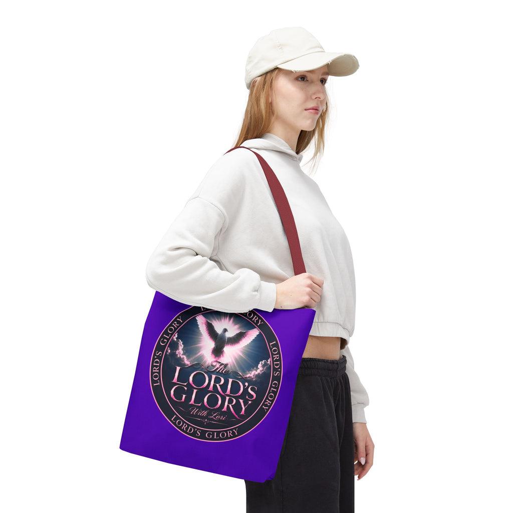 Inspirational 'The Lord's Glory with Lori' Tote Bag — Christian Faith AOP Shopper