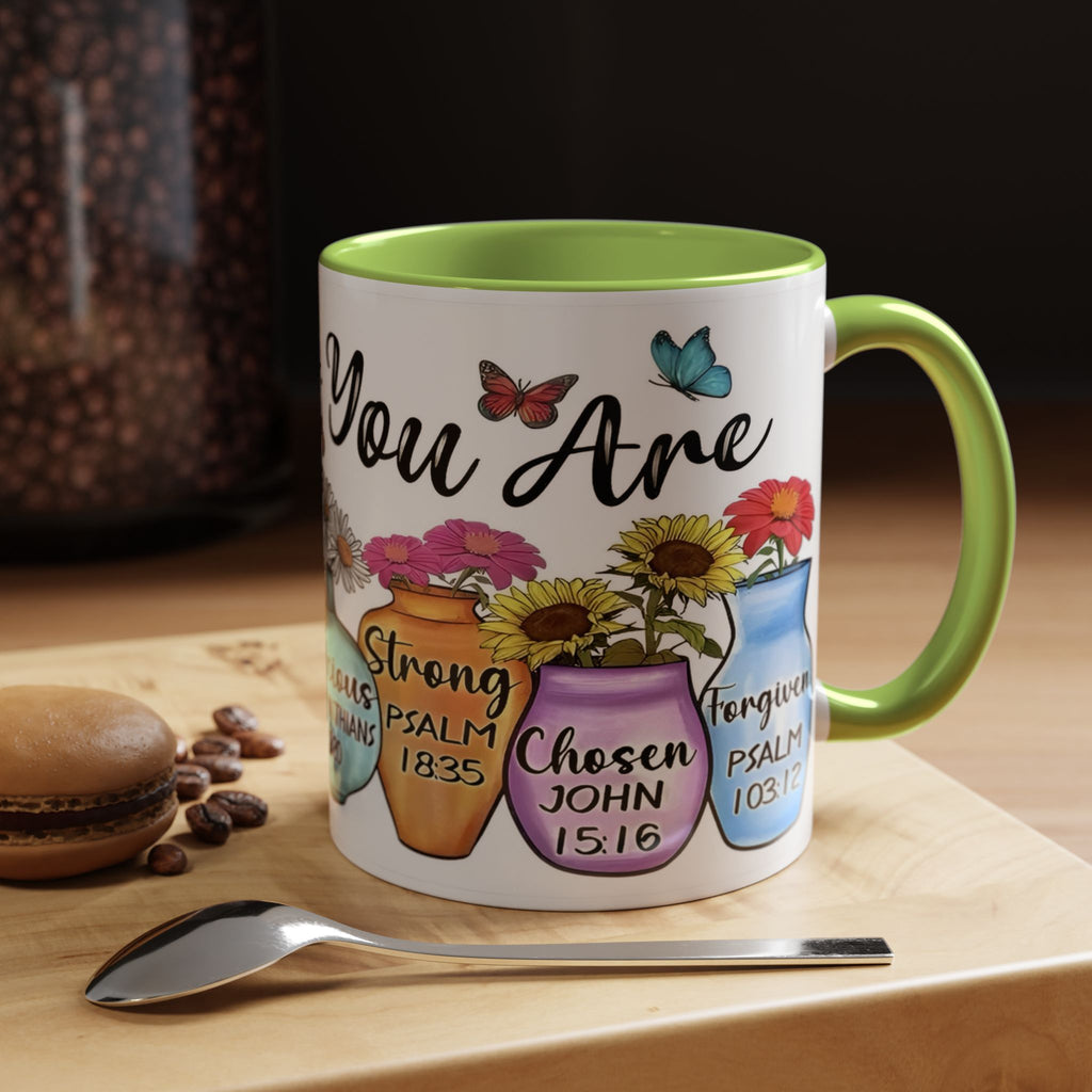 God Says You Are - You Are Loved Christian Bible Verse Coffee Mug