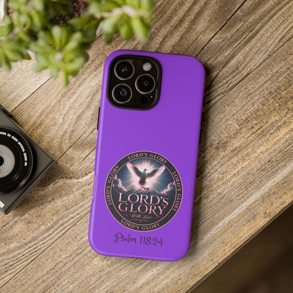 Christian Phone Case – "Lord's Glory with Lori" Dove Design Tough Case (Protective Phone Cover)