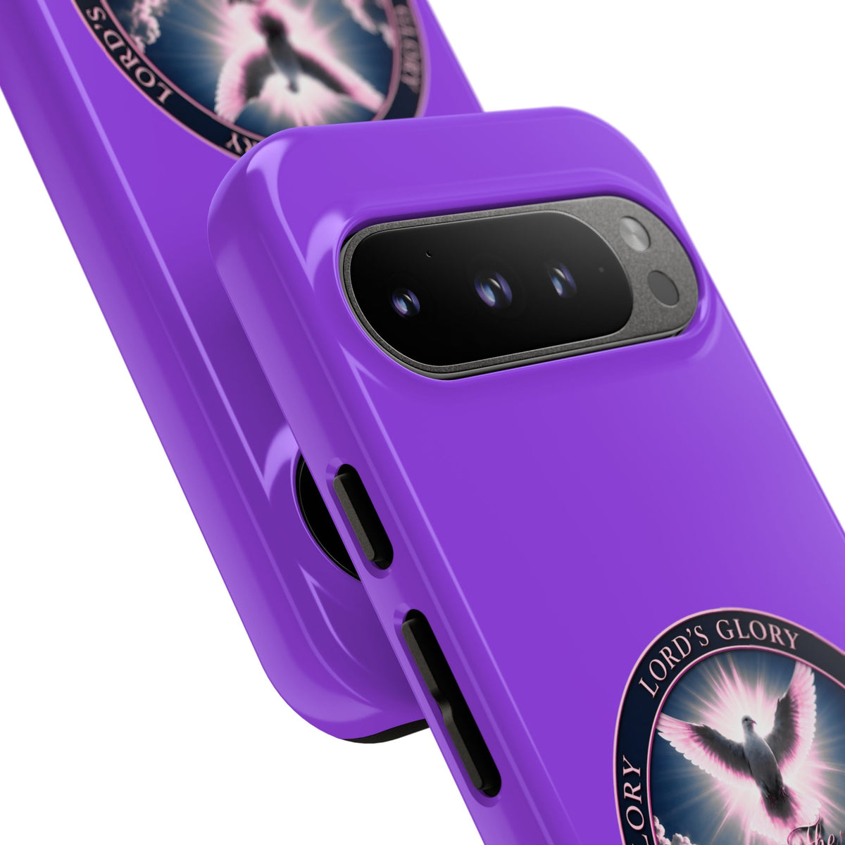 Christian Phone Case – "Lord's Glory with Lori" Dove Design Tough Case (Protective Phone Cover)