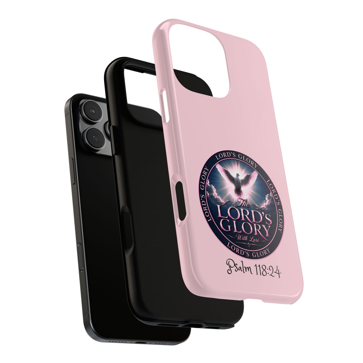 Christian Phone Case – "Lord's Glory with Lori" Dove Design Tough Case (Protective Phone Cover)