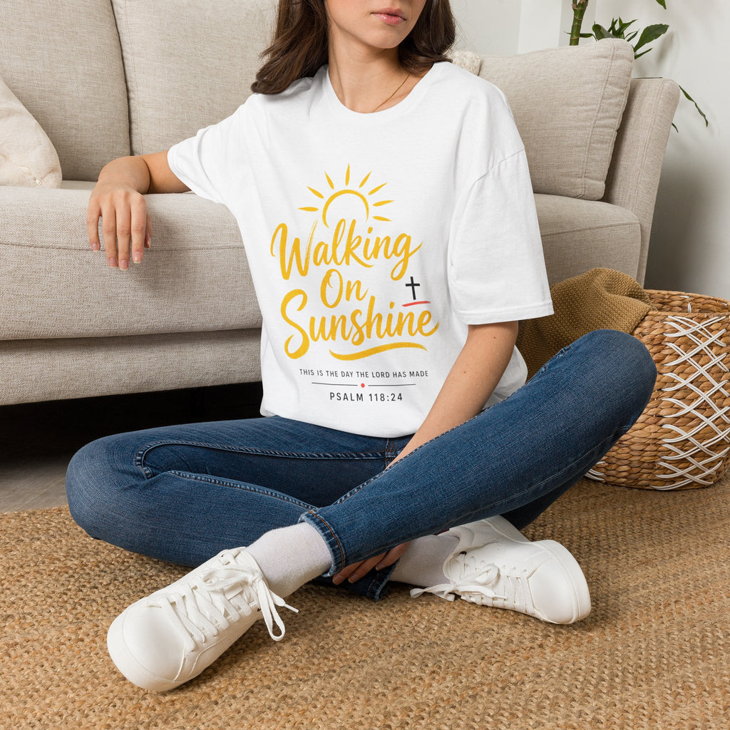 Walking on Sunshine Psalms 118:24 Softstyle T-Shirt
