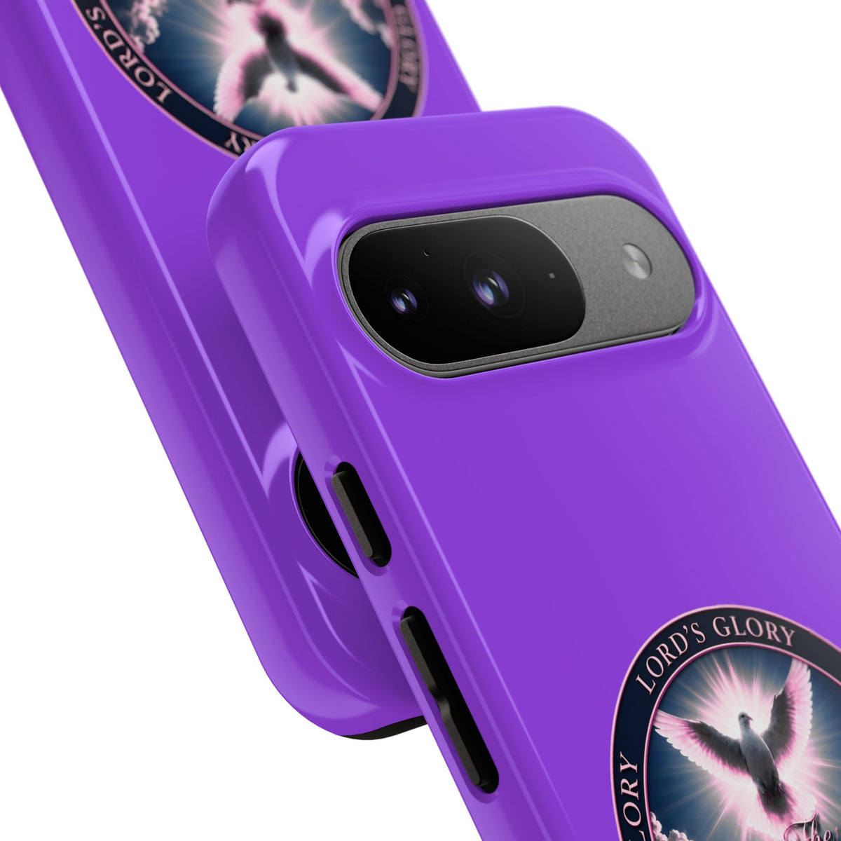 Christian Phone Case – "Lord's Glory with Lori" Dove Design Tough Case (Protective Phone Cover)