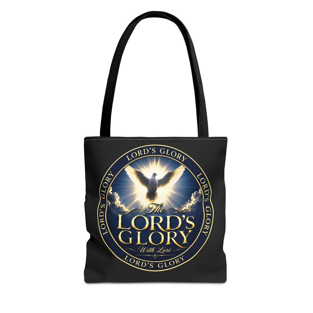 Tote Bag — "The Lord's Glory with Lori" Christian Dove Tote (Faith-Inspired Church Bag)