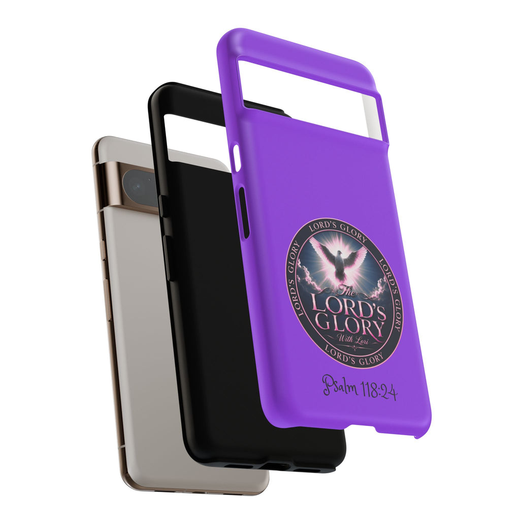 Christian Phone Case – "Lord's Glory with Lori" Dove Design Tough Case (Protective Phone Cover)