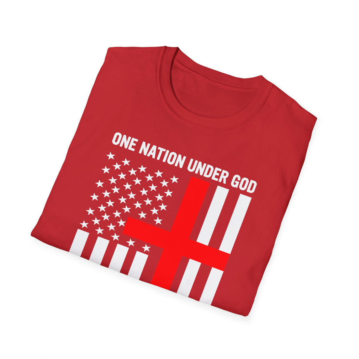 One Nation Under GOD - Mens Womans Softstyle T-Shirt