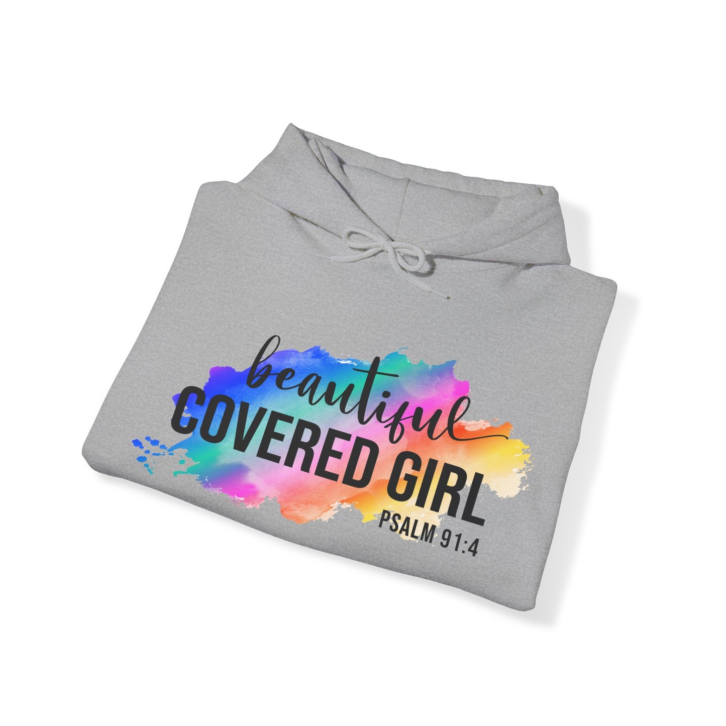 Beautiful Covered Girl - Unisex Heavy Blend Hooded Sweatshirt