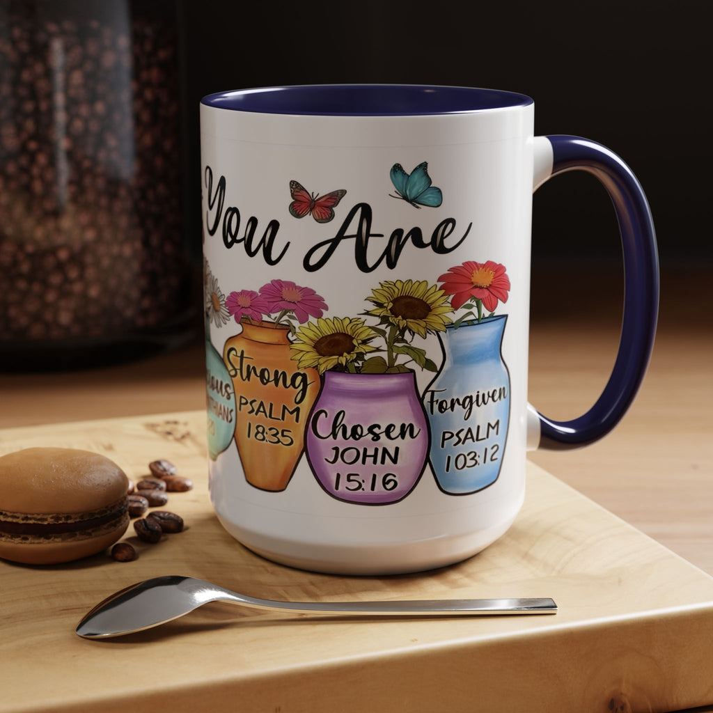 God Says You Are - You Are Loved Christian Bible Verse Coffee Mug