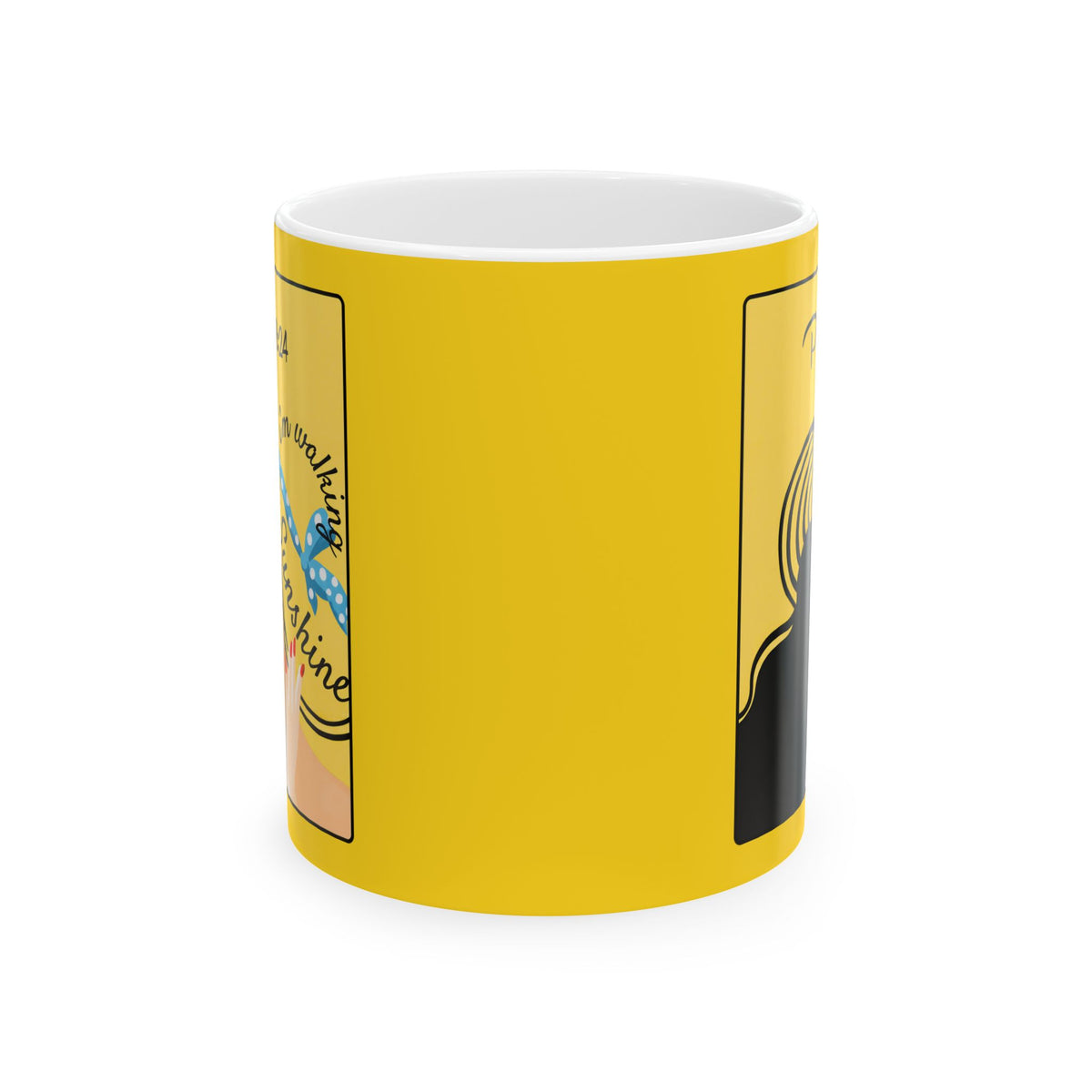 Lords Glory Psalm 118:24 Sunshine Ceramic Mug – Inspirational ‘Walking on Sunshine’ Design (11oz, 15oz)