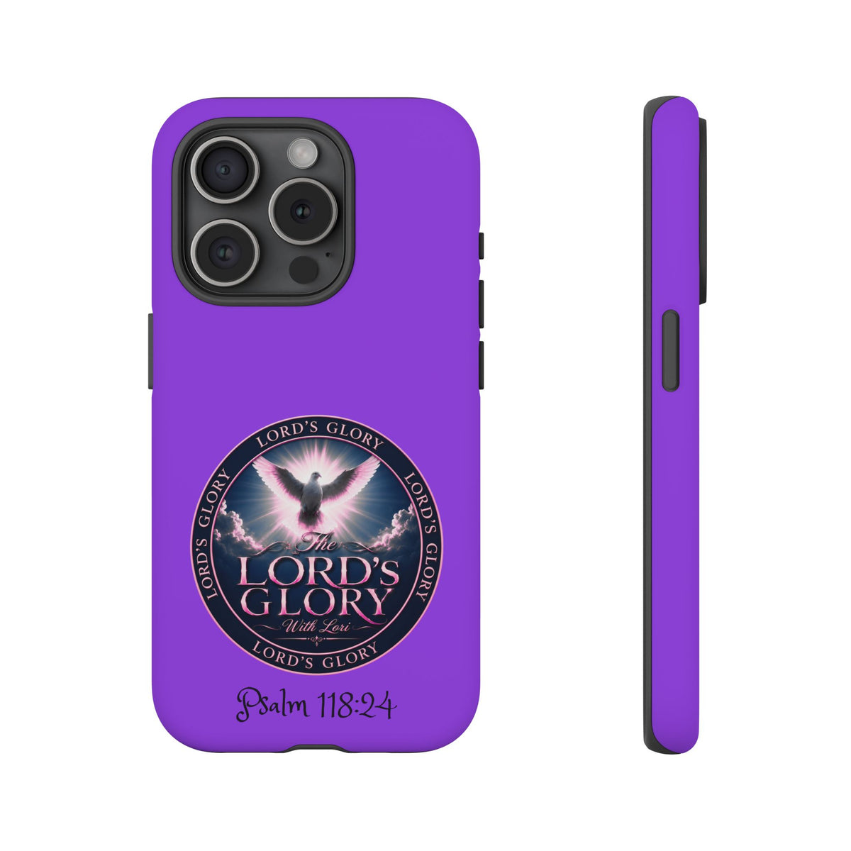 Christian Phone Case – "Lord's Glory with Lori" Dove Design Tough Case (Protective Phone Cover)