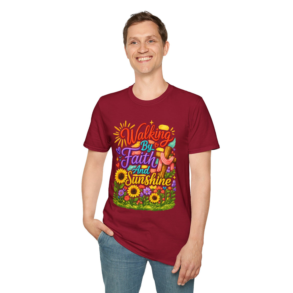 Walking By Faith and Sunshine T-Shirt