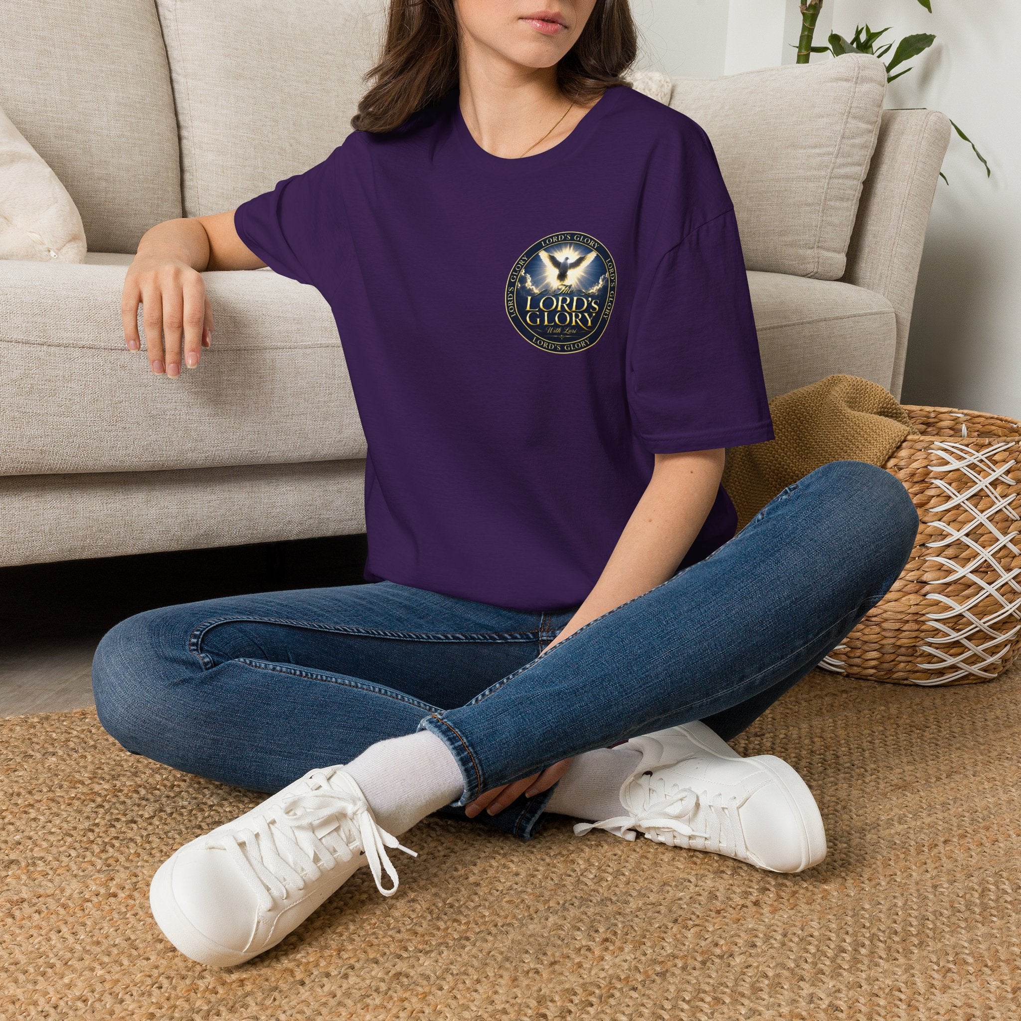 Lord's Glory with Lori Dove T‑Shirt — Christian Faith Logo Tee