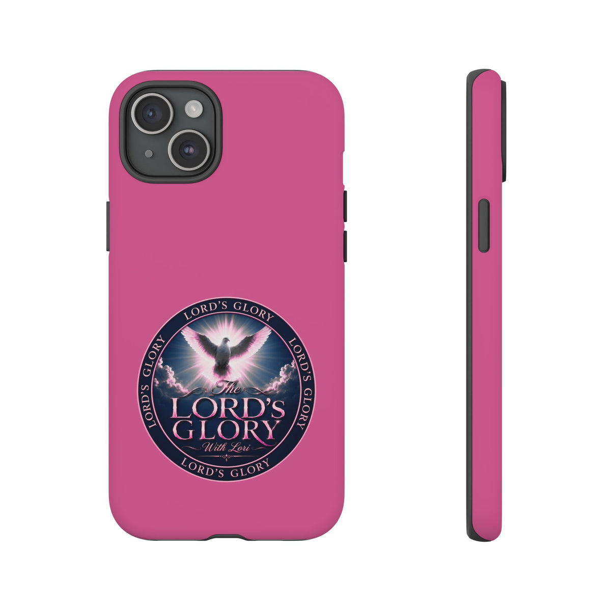 Christian Phone Case – "Lord's Glory with Lori" Dove Design Tough Case (Protective Phone Cover)