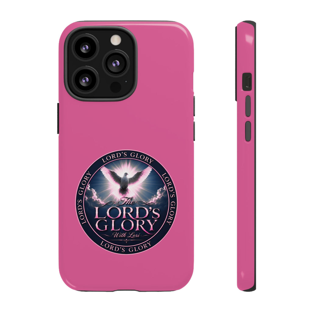 Christian Phone Case – "Lord's Glory with Lori" Dove Design Tough Case (Protective Phone Cover)