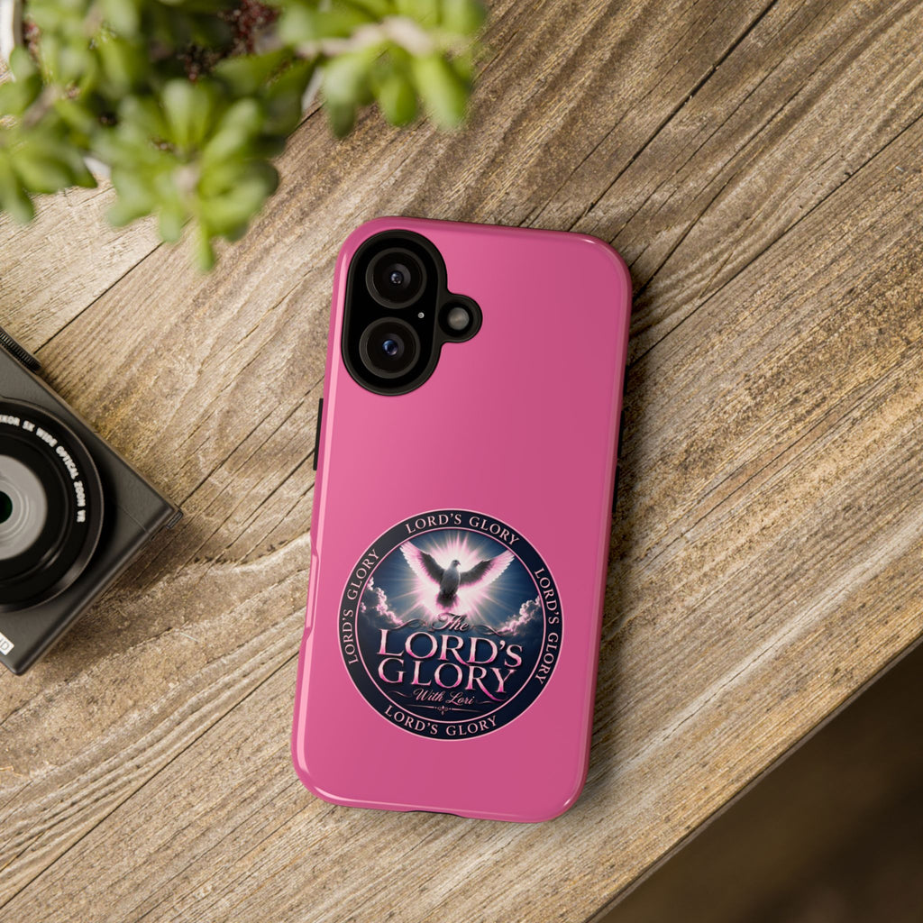 Christian Phone Case – "Lord's Glory with Lori" Dove Design Tough Case (Protective Phone Cover)