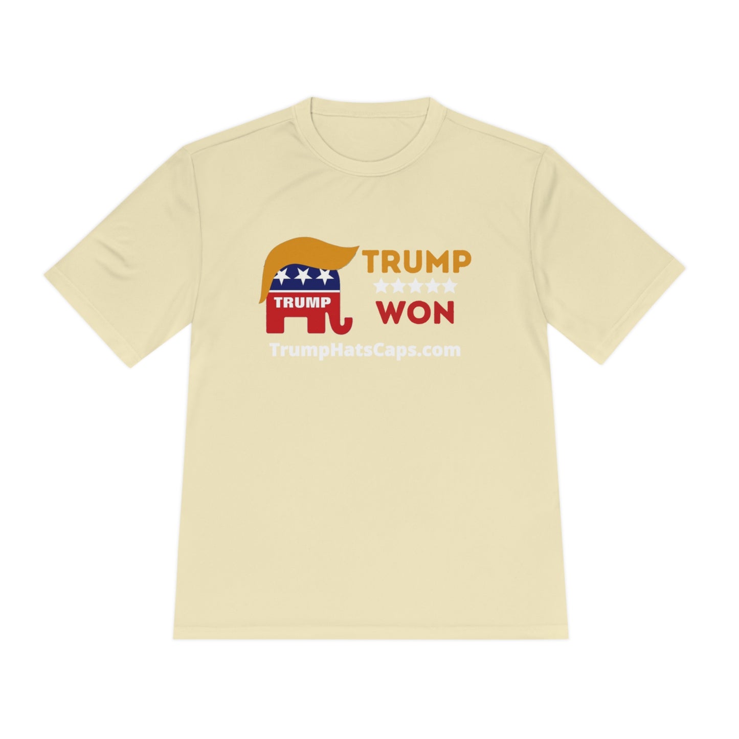 Trump Won (TrumpHatsCaps.com) Unisex Moisture Wicking Tee