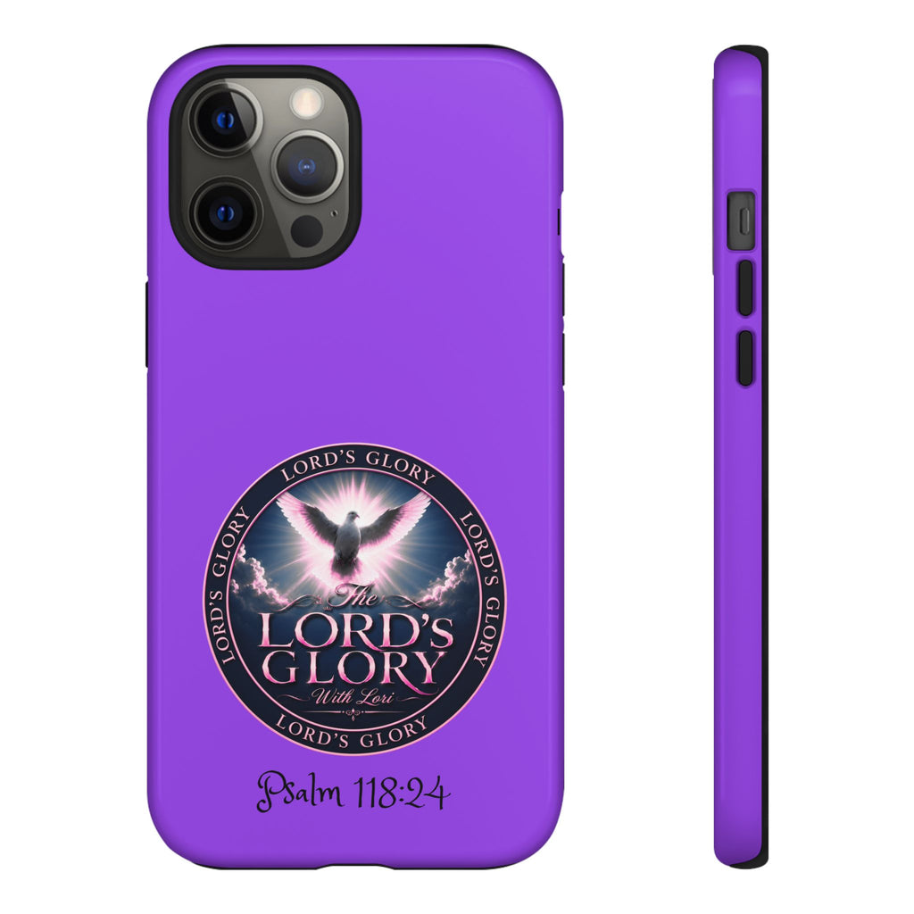 Christian Phone Case – "Lord's Glory with Lori" Dove Design Tough Case (Protective Phone Cover)