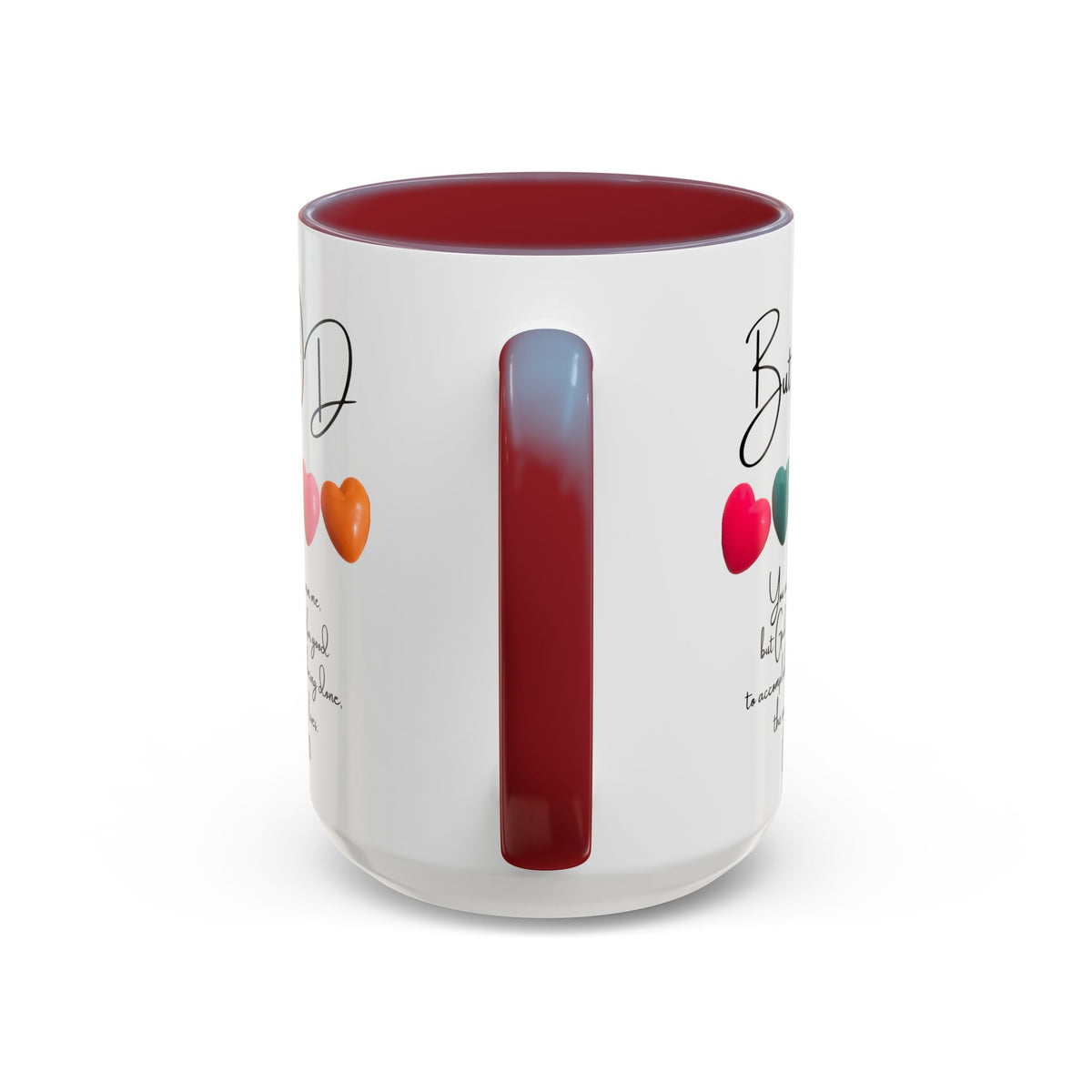 But God Scripture Coffee Mug — Genesis 50:20 Inspirational Heart Accent Mug (11/15oz)