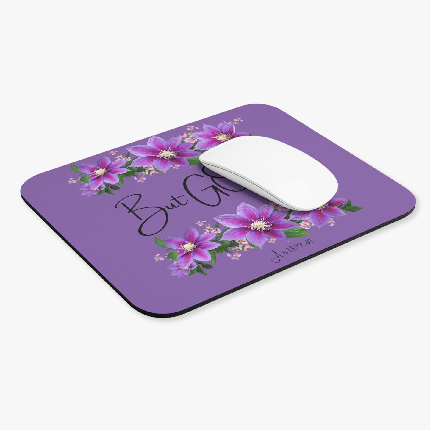 But GOD - Acts 13: 29-30 Mouse Pad (Rectangle)