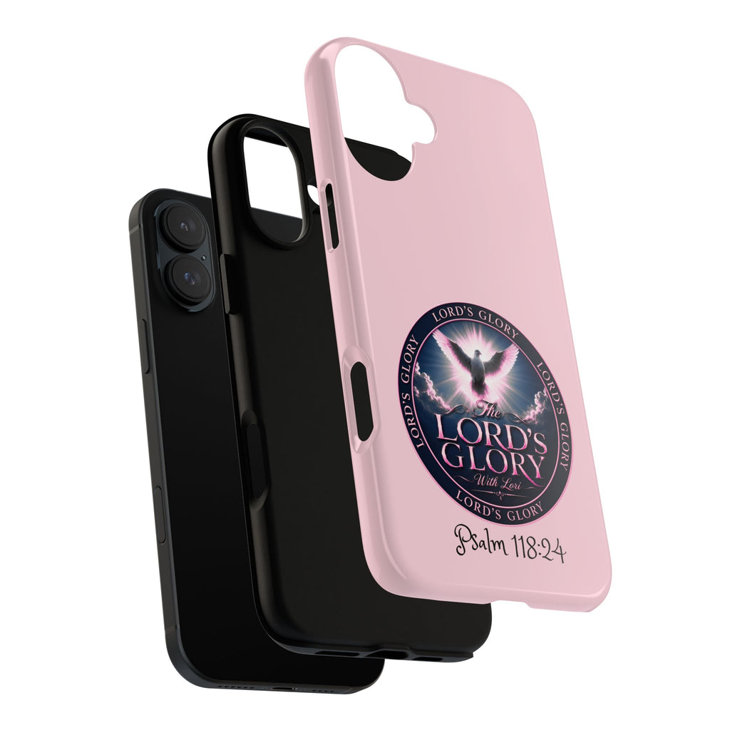 Christian Phone Case – "Lord's Glory with Lori" Dove Design Tough Case (Protective Phone Cover)