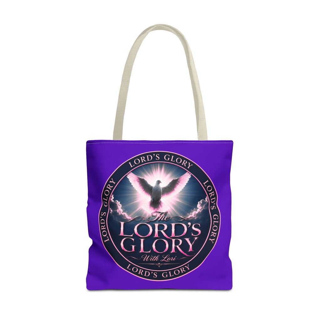 Inspirational 'The Lord's Glory with Lori' Tote Bag — Christian Faith AOP Shopper