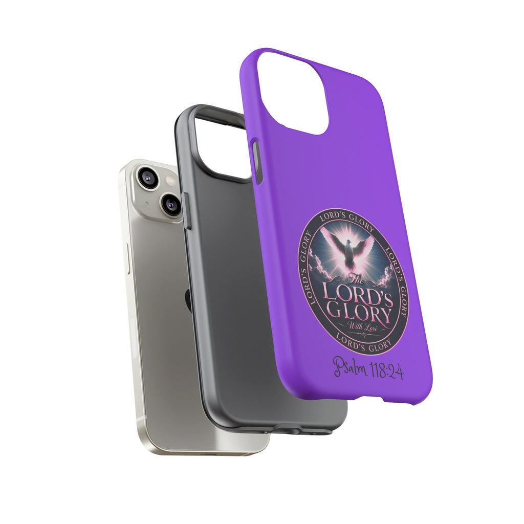 Christian Phone Case – "Lord's Glory with Lori" Dove Design Tough Case (Protective Phone Cover)