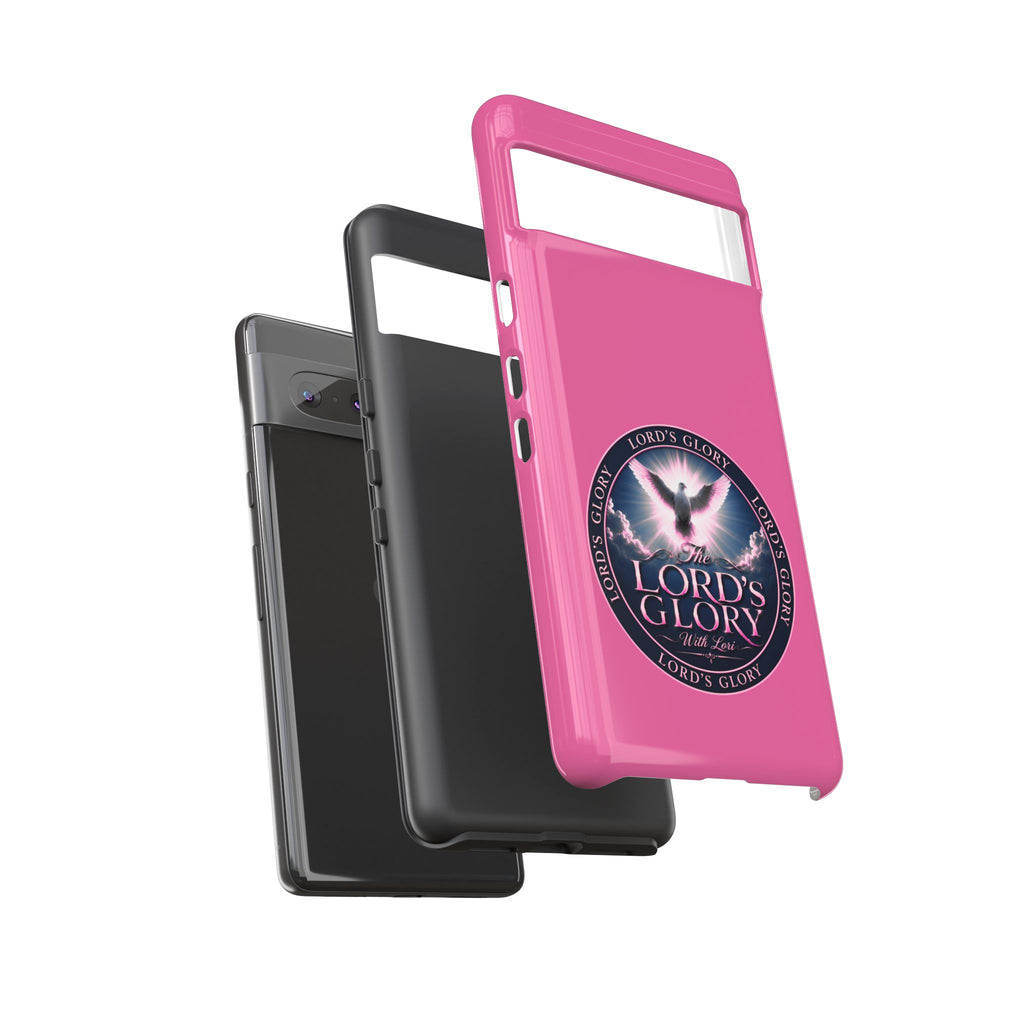 Christian Phone Case – "Lord's Glory with Lori" Dove Design Tough Case (Protective Phone Cover)