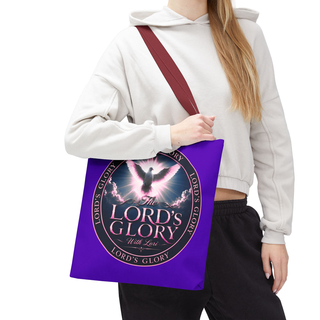 Inspirational 'The Lord's Glory with Lori' Tote Bag — Christian Faith AOP Shopper