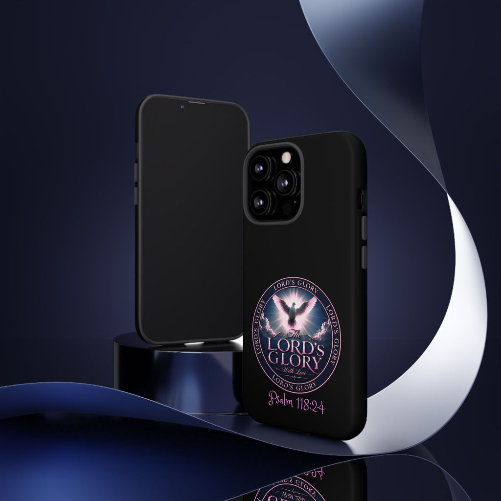 Christian Phone Case – "Lord's Glory with Lori" Dove Design Tough Case (Protective Phone Cover)